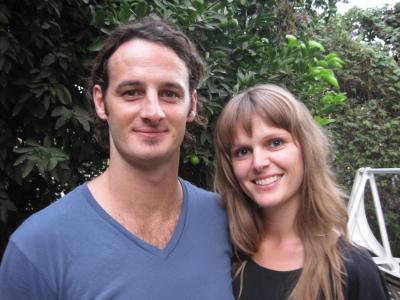 Cecilie og Jeremy fort�ller fra Jerusalem.